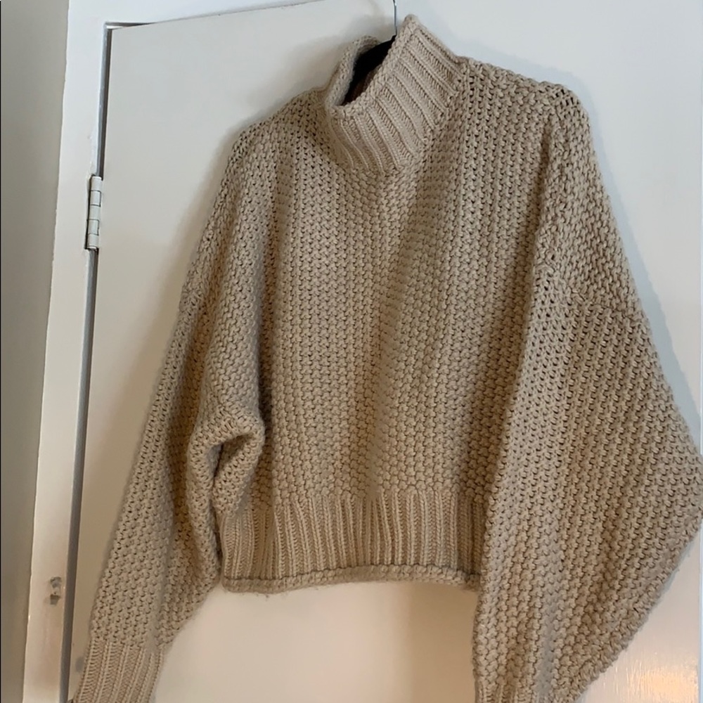 Cropped Turtle Neck